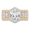 Thumbnail Image 3 of Created By Jared Studio Lab-Grown Oval-Cut Diamond Engagement Ring 4-3/4 ct tw 14K Yellow Gold