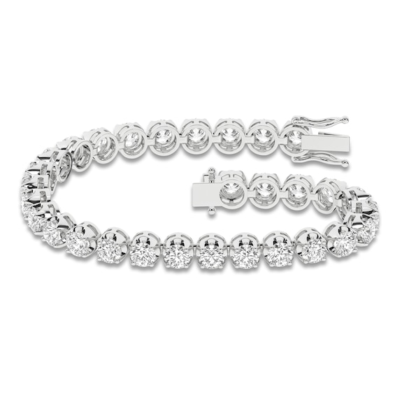 Jared Signature Lab-Grown Diamond Tennis Bracelet 8 ct tw 14K White Gold 7.25"