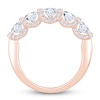 Thumbnail Image 2 of Certified Diamond Scalloped-Edge Anniversary Ring 2 ct tw 14K Rose Gold