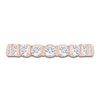 Thumbnail Image 3 of Certified Diamond Anniversary Ring 3/4 ct tw 14K Rose Gold