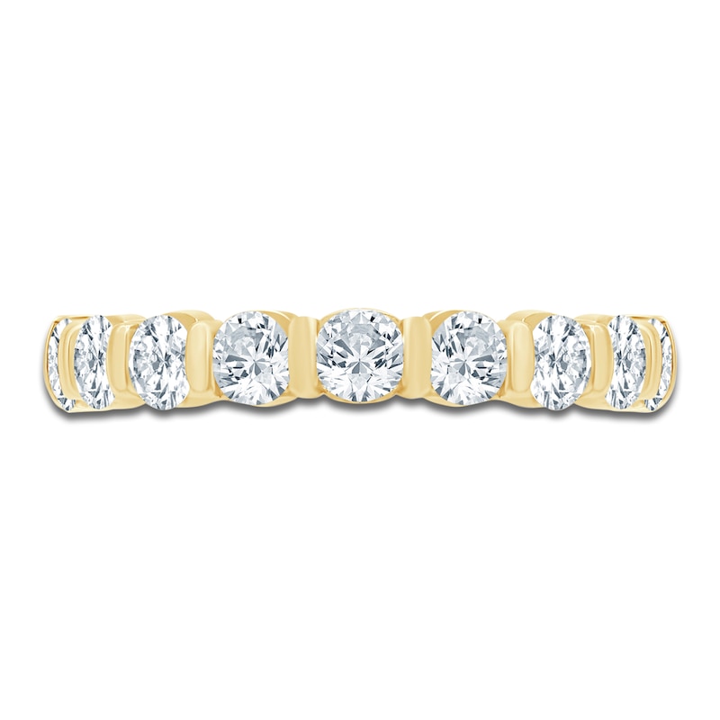 Main Image 3 of Certified Diamond Anniversary Ring 1 ct tw 14K Yellow Gold