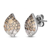 Thumbnail Image 2 of Le Vian Chocolate Diamond Earrings 3/4 ct tw 14K Vanilla Gold