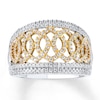 Thumbnail Image 0 of Diamond Anniversary Band 3/4 ct tw Round-cut 14K Two-Tone Gold
