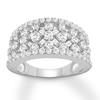 Thumbnail Image 0 of Diamond Anniversary Band 1-1/2 ct tw Round/Baguette 14K Gold