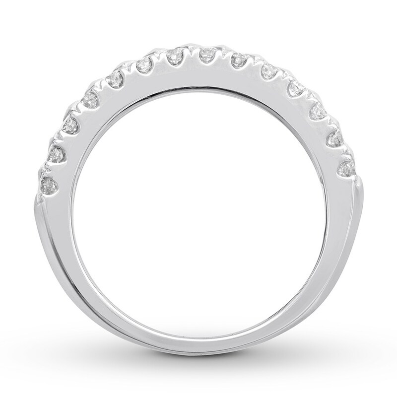 Diamond Anniversary Band 1 ct tw Round-cut 14K White Gold