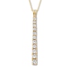 Thumbnail Image 0 of Diamond Necklace 1-1/4 ct tw Round-cut 14K Yellow Gold
