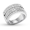 Thumbnail Image 3 of Diamond Anniversary Band 2 ct tw Marquise/Round 14K White Gold