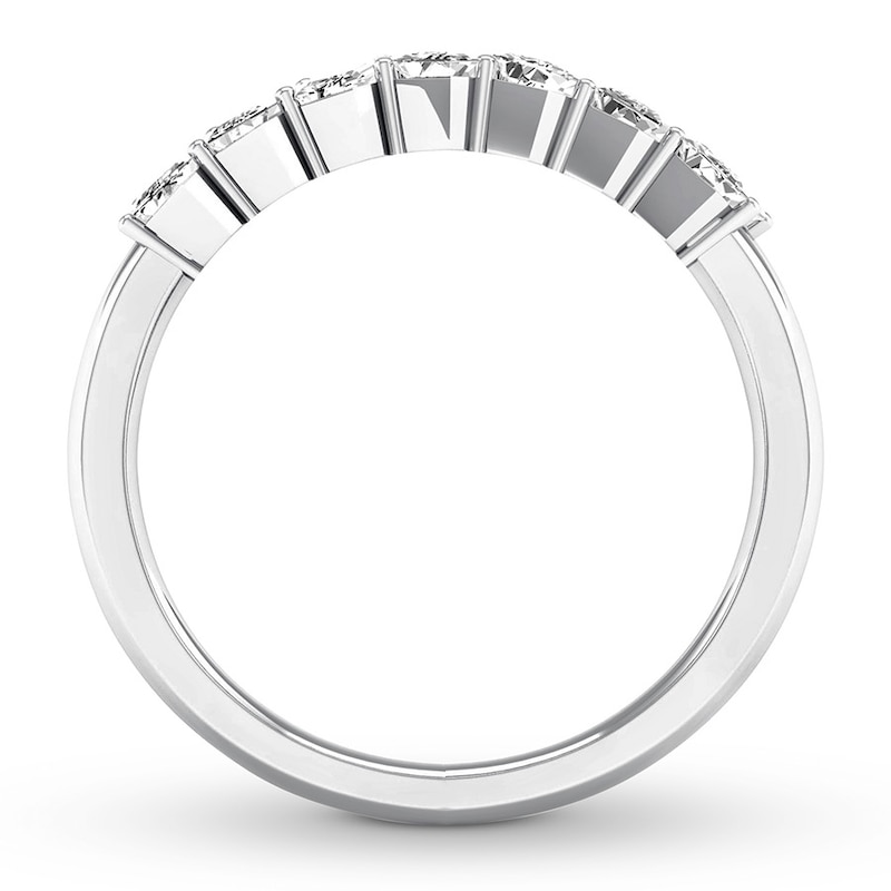 Diamond Anniversary Band 1 ct tw Emerald-cut 14K White Gold