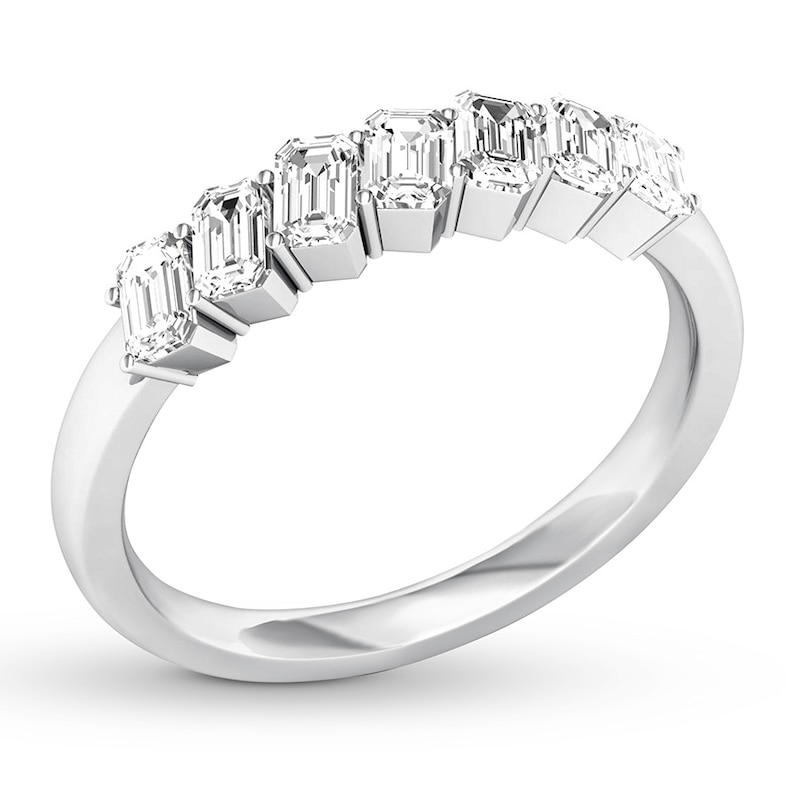 Diamond Anniversary Band 1 ct tw Emerald-cut 14K White Gold