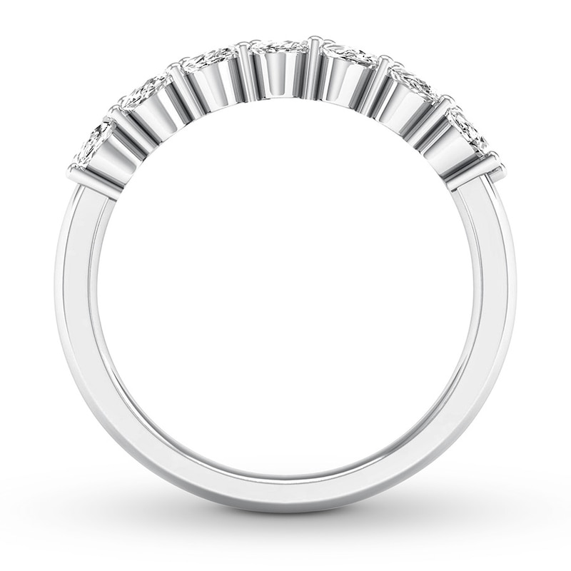 Diamond Anniversary Ring 1 ct tw Oval-cut 14K White Gold