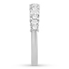 Thumbnail Image 2 of Diamond Anniversary Band 1 ct tw Round/Baguette 14K White Gold