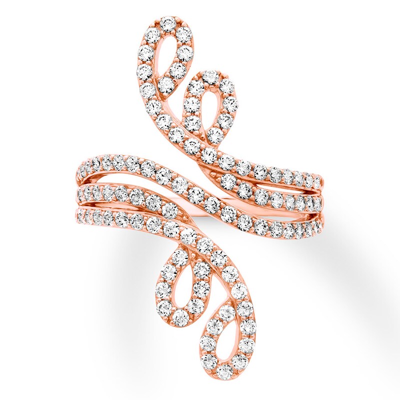 Diamond Ring 1 ct tw Round-cut 14K Rose Gold