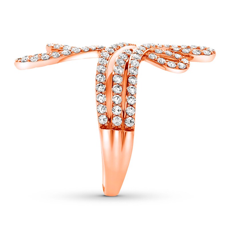 Diamond Ring 1 ct tw Round-cut 14K Rose Gold
