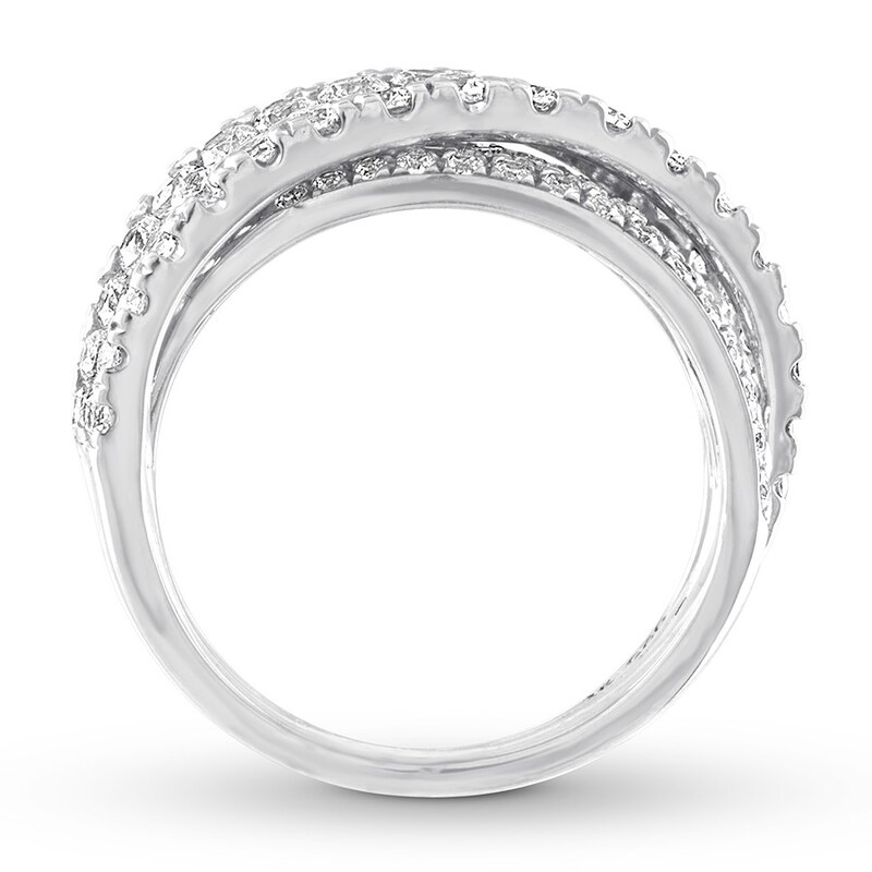 Diamond Ring 2-1/4 ct tw Round 14K White Gold