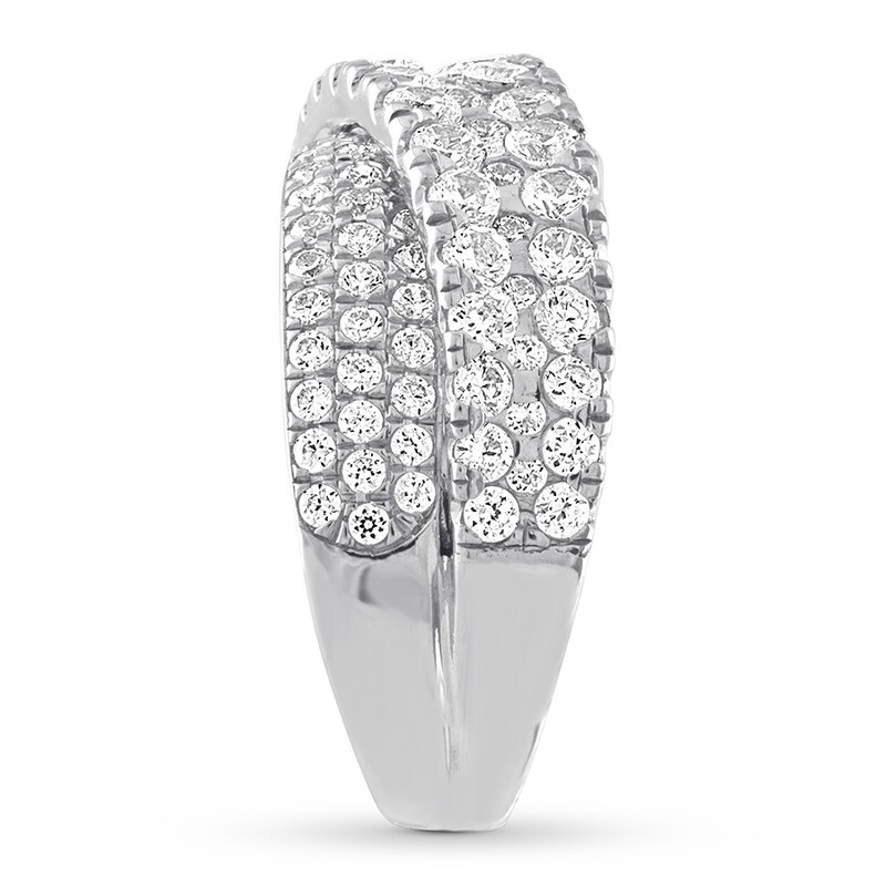 Diamond Ring 2-1/4 ct tw Round 14K White Gold