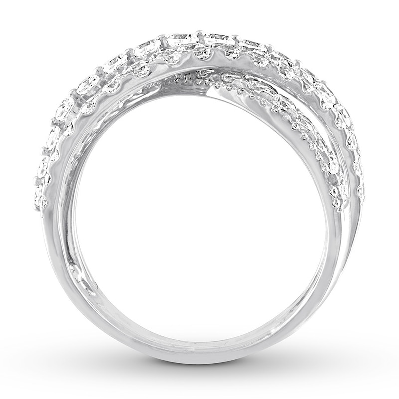 Diamond Ring 2-1/2 ct tw Round 14K White Gold