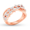 Thumbnail Image 3 of Diamond Ring 1 ct tw Round/Marquise 14K Rose Gold