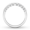Thumbnail Image 1 of Diamond Anniversary Ring 1-5/8 ct tw Pear-shaped 14K White Gold