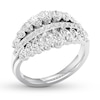 Thumbnail Image 3 of Diamond Anniversary Ring 1-5/8 ct tw Pear-shaped 14K White Gold