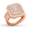 Thumbnail Image 3 of Diamond Ring 1 carat tw Round-cut 14K Rose Gold