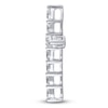 Thumbnail Image 2 of Diamond Cross Necklace 2 ct tw Round-cut 14K White Gold
