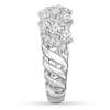 Thumbnail Image 2 of Diamond Anniversary Ring 1 carat tw Round-cut 14K White Gold