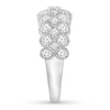 Thumbnail Image 2 of Diamond Anniversary Ring 1 carat tw Bezel-set 14K White Gold