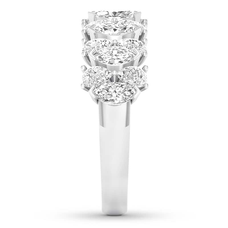 Diamond Anniversary Ring 1-1/2 ct tw Marquise/Pear-shaped 14K Gold