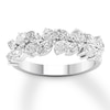 Thumbnail Image 0 of Diamond Anniversary Ring 1-1/5 ct tw Marquise/Pear-shaped 14K Gold