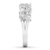 Thumbnail Image 2 of Diamond Anniversary Ring 1-1/5 ct tw Marquise/Pear-shaped 14K Gold