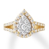 Thumbnail Image 0 of Diamond Ring 1 carat tw Round 14K Two-Tone Gold