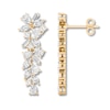 Thumbnail Image 1 of Diamond Dangle Earrings 1-1/2 carats tw 14K Yellow Gold