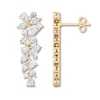 Thumbnail Image 2 of Diamond Dangle Earrings 1-1/2 carats tw 14K Yellow Gold