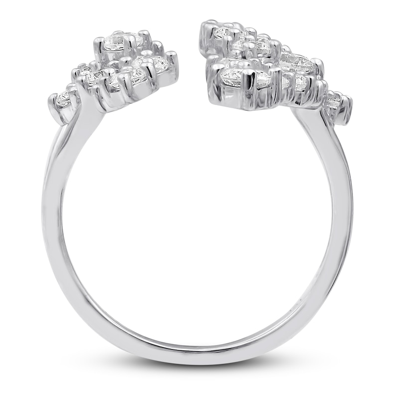 Scattered Diamond Deconstructed Ring 1-1/2 ct tw 14K White Gold