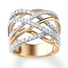 Thumbnail Image 0 of Diamond Ring 1 carat tw Round 14K Two-Tone Gold