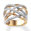 Thumbnail Image 0 of Diamond Ring 1 carat tw Round 14K Two-Tone Gold