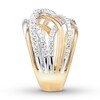 Thumbnail Image 2 of Diamond Ring 1 carat tw Round 14K Two-Tone Gold