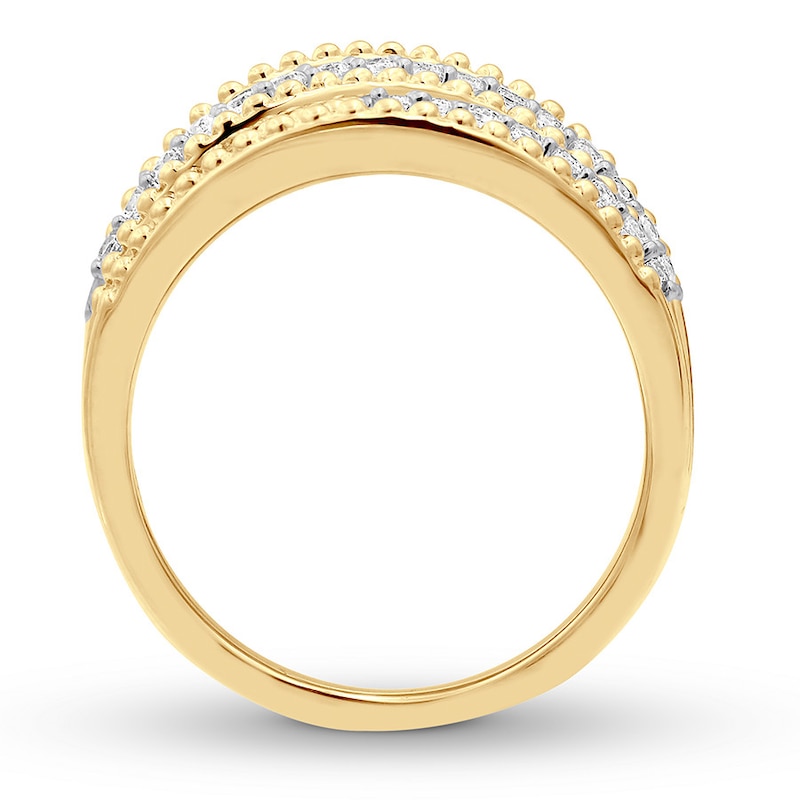 Diamond Ring 3/4 carat tw Round 14K Yellow Gold