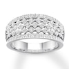 Thumbnail Image 0 of Diamond Anniversary Band 1 ct tw Princess-cut/Round 14K Gold