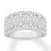 Thumbnail Image 0 of Diamond Anniversary Ring 7/8 carat tw Round 14K White Gold