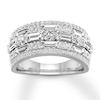 Thumbnail Image 0 of Diamond Anniversary Ring 1-5/8 carat tw 14K White Gold