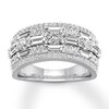 Thumbnail Image 0 of Diamond Anniversary Ring 1-5/8 carat tw 14K White Gold