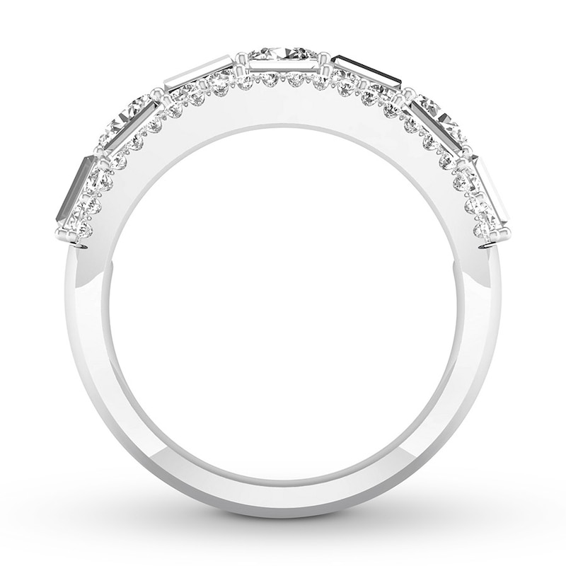 Diamond Anniversary Ring 1-5/8 carat tw 14K White Gold