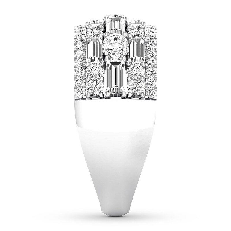 Main Image 3 of Diamond Anniversary Ring 1-5/8 carat tw 14K White Gold