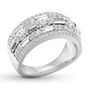 Thumbnail Image 4 of Diamond Anniversary Ring 1-5/8 carat tw 14K White Gold