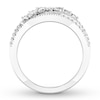 Thumbnail Image 2 of Diamond Ring 7/8 carat tw Round/Marquise 14K White Gold