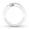 Thumbnail Image 2 of Diamond Ring 3/4 ct tw Round/Marquise/Baguette/Pear-shaped 14K White Gold