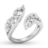 Thumbnail Image 3 of Diamond Ring 1 ct tw Pear-shaped/Marquise/Baguette/Round 14K White Gold
