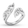 Thumbnail Image 4 of Diamond Ring 1 ct tw Pear-shaped/Marquise/Baguette/Round 14K White Gold
