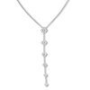 Thumbnail Image 1 of Diamond Necklace 3 carats tw Round 14K White Gold